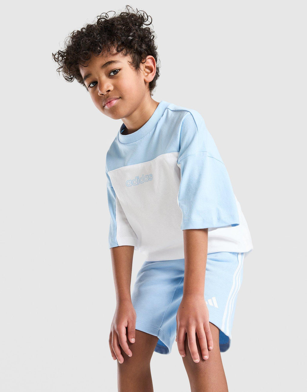 Linear T-Shirt/Shorts Set Children