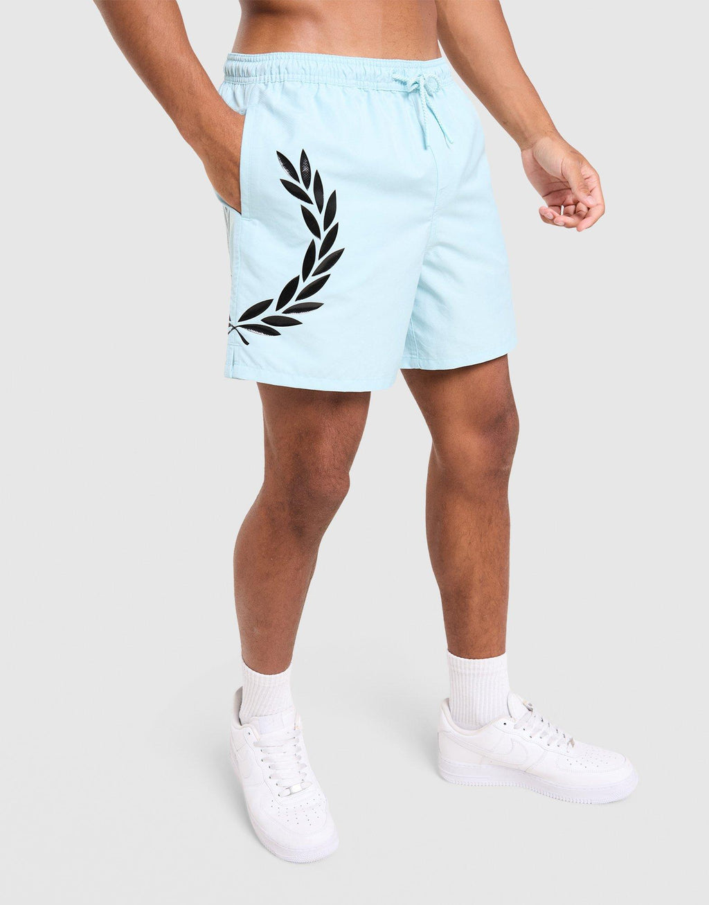 Side Laurel Wreath Swim Shorts