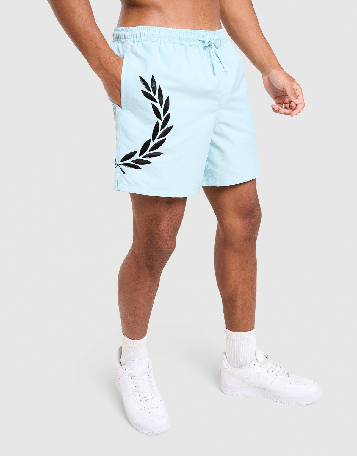 Side Laurel Wreath Swim Shorts