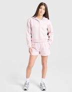 Girls' Tones Cropped Full Zip Hoodie Junior