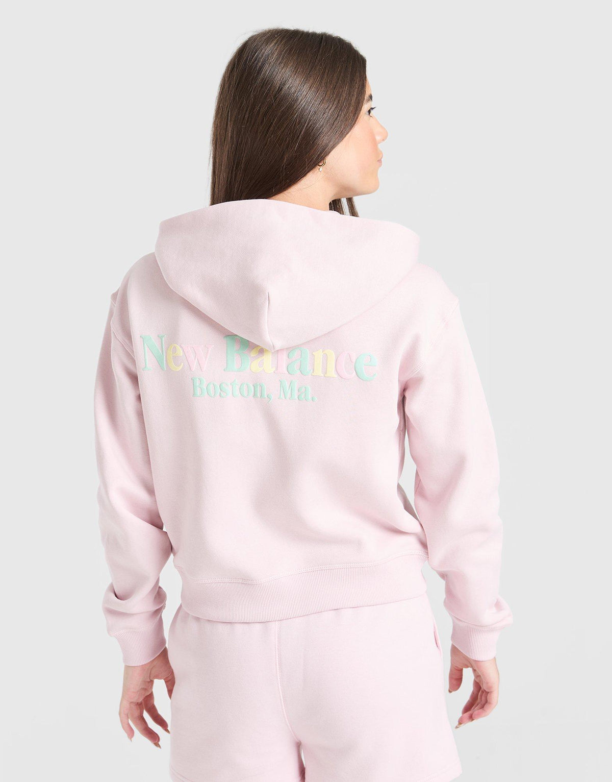 Girls' Tones Cropped Full Zip Hoodie Junior