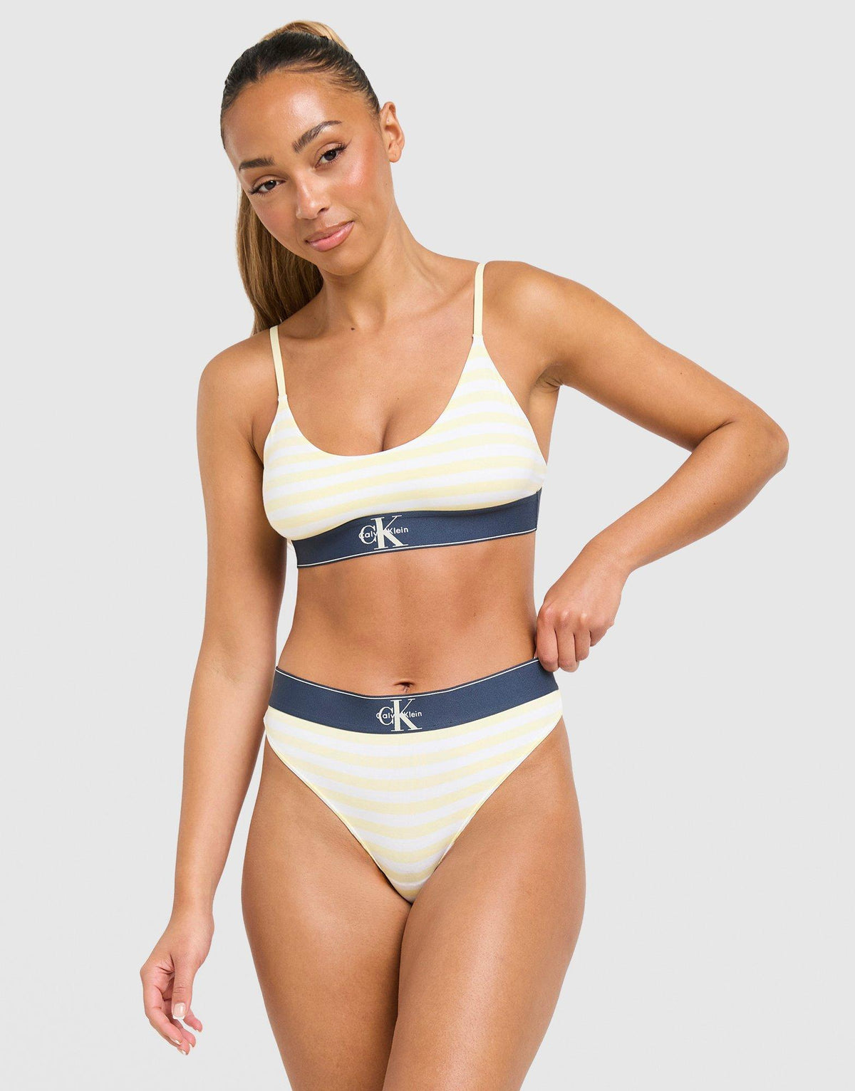 Stripe Thong