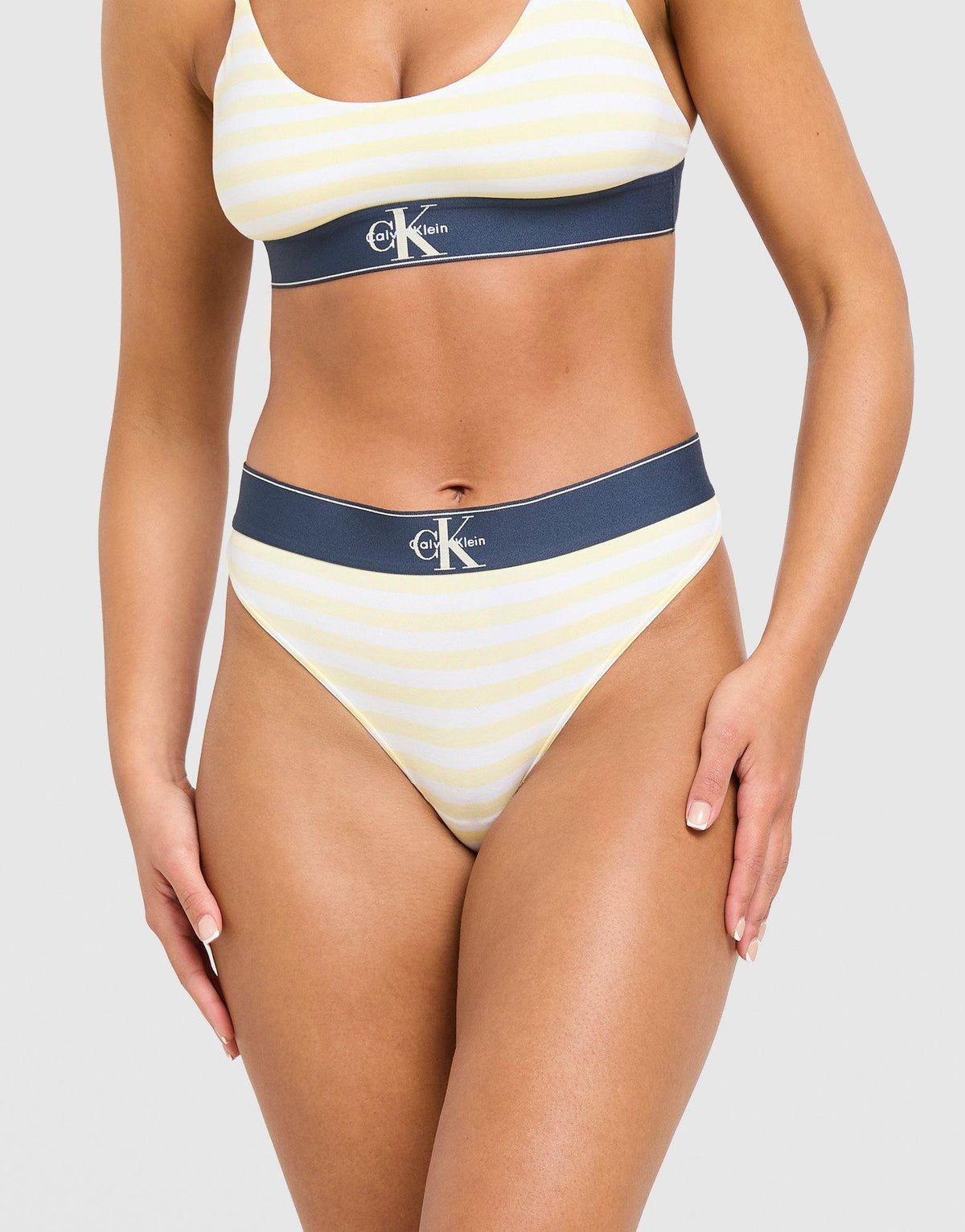 Stripe Thong