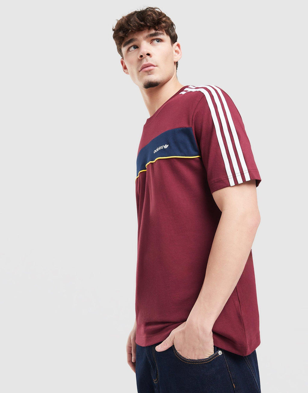 Colour Block Retro T-Shirt