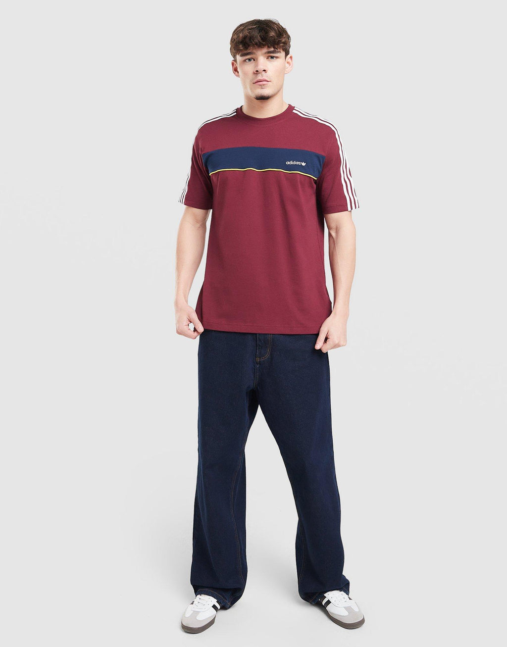 Colour Block Retro T-Shirt