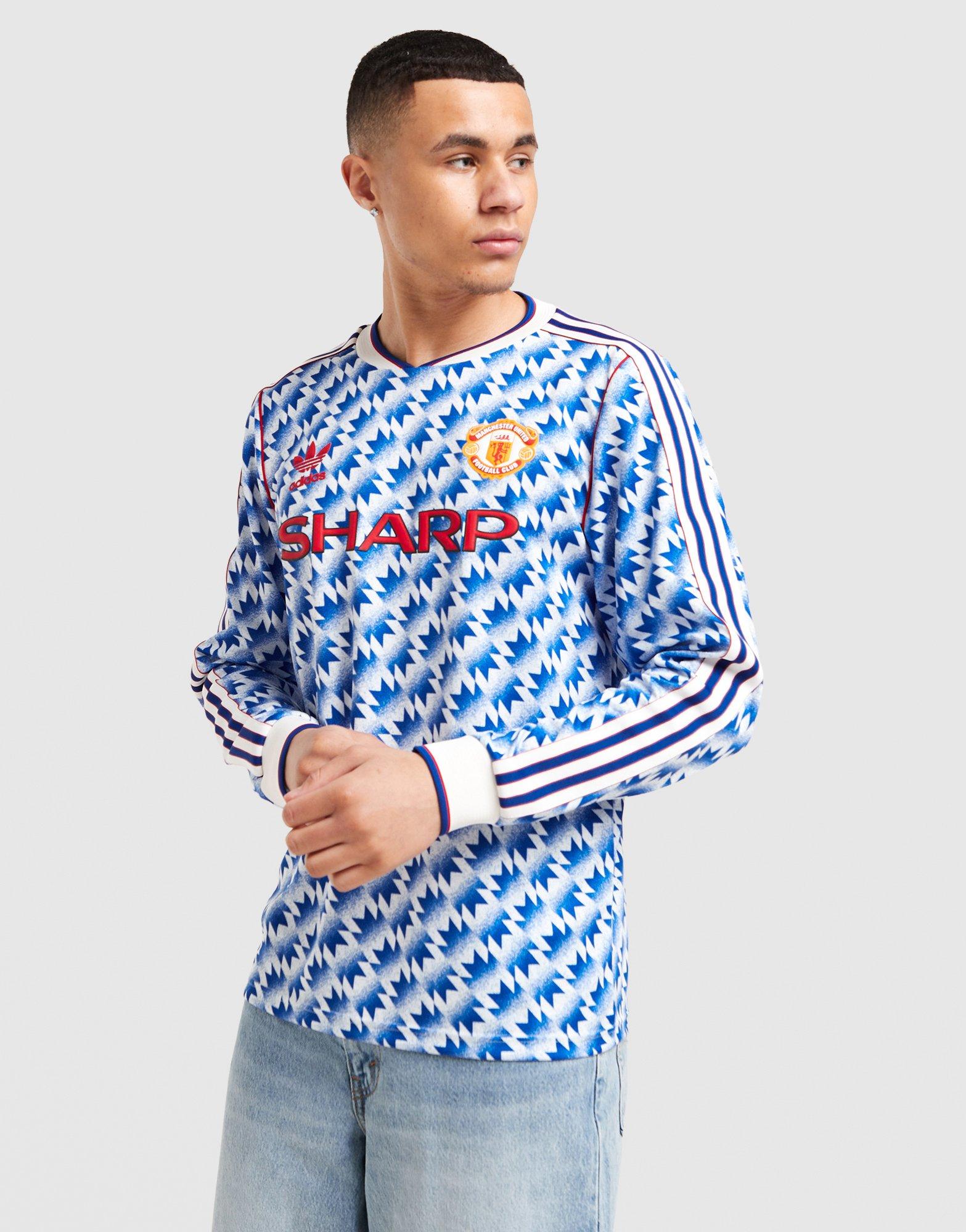 Manchester United FC 1990-92 Long Sleeve Away Shirt