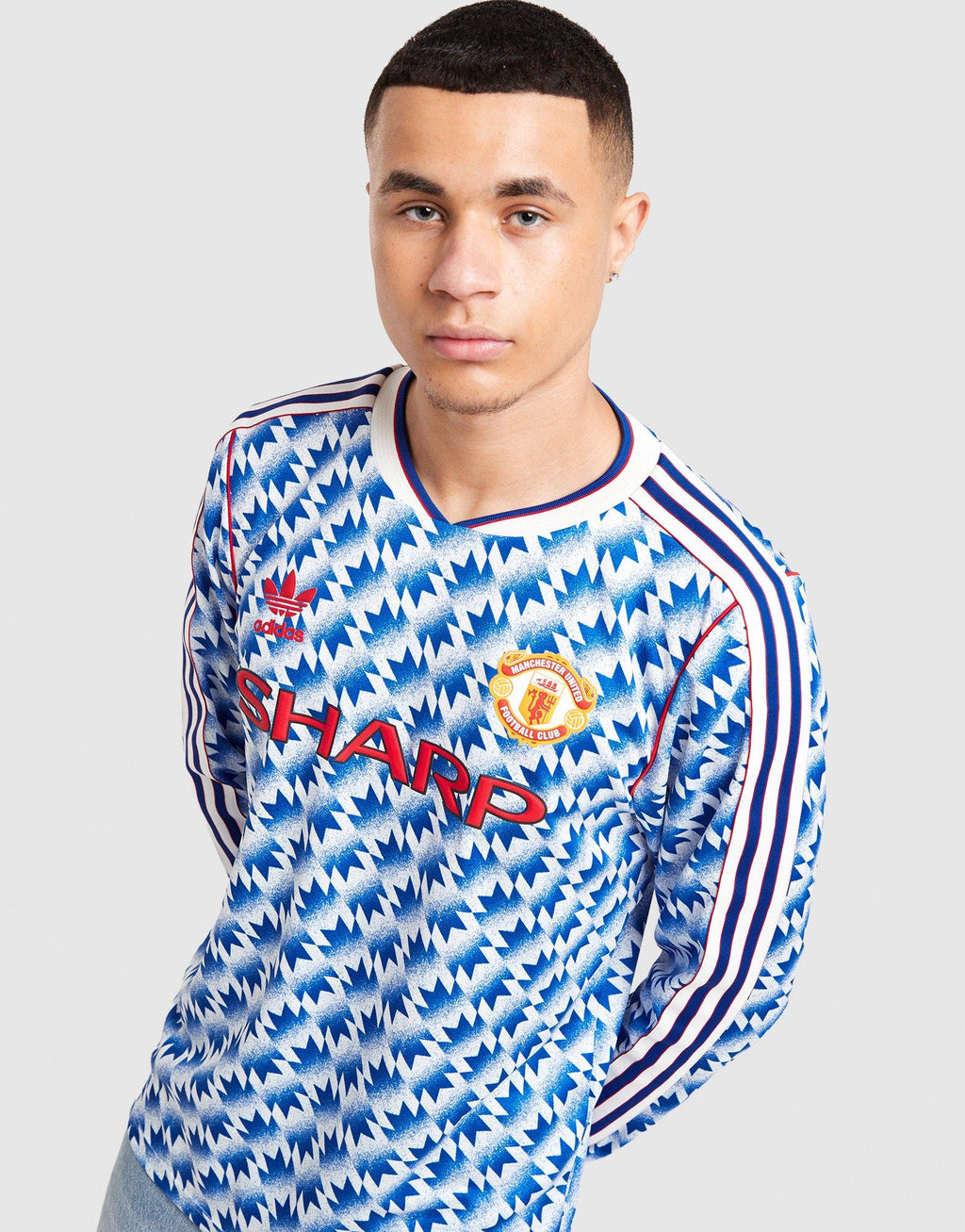 Manchester United FC 1990-92 Long Sleeve Away Shirt