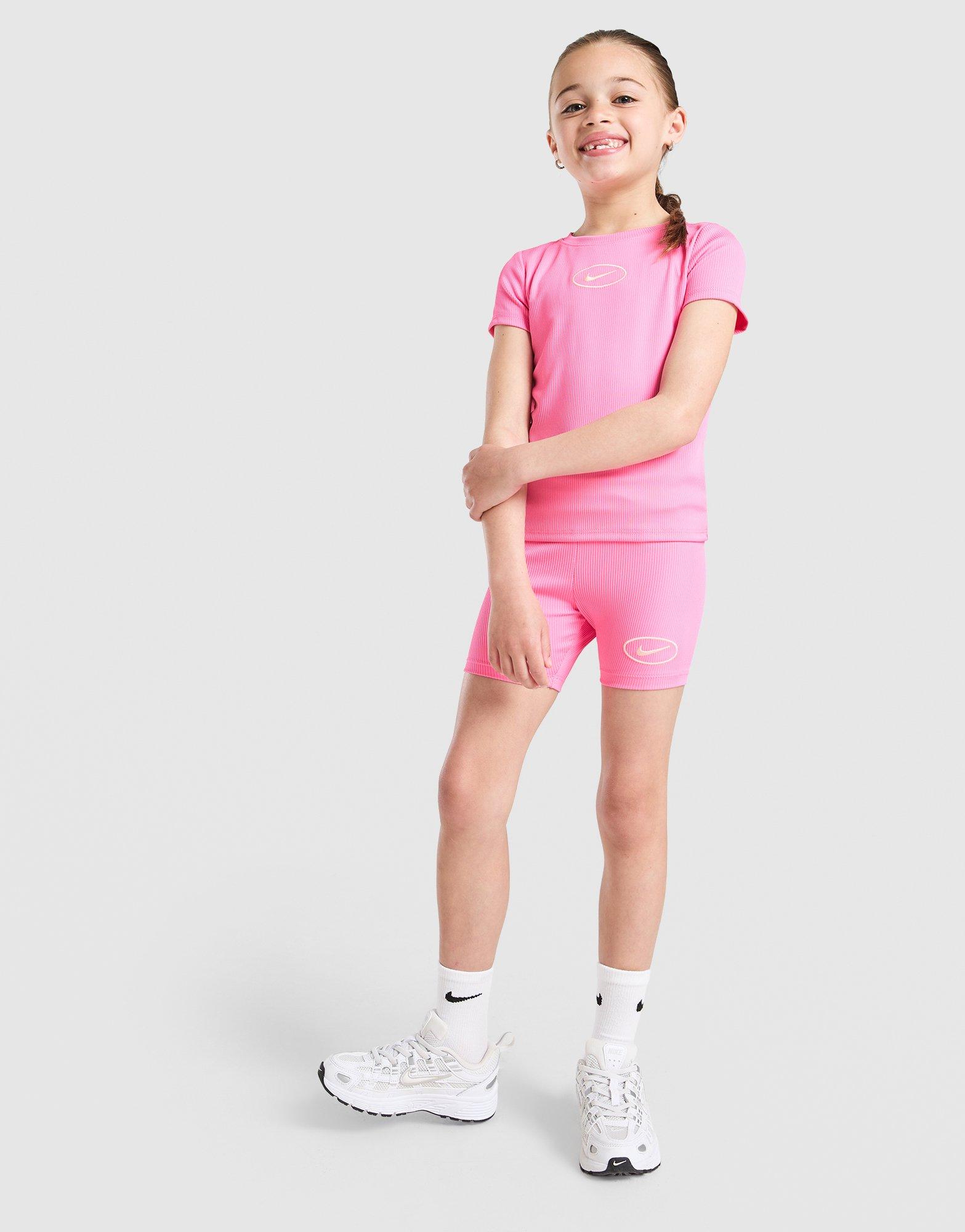 Girls' Ribbed T-Shirt/Shorts Set Children