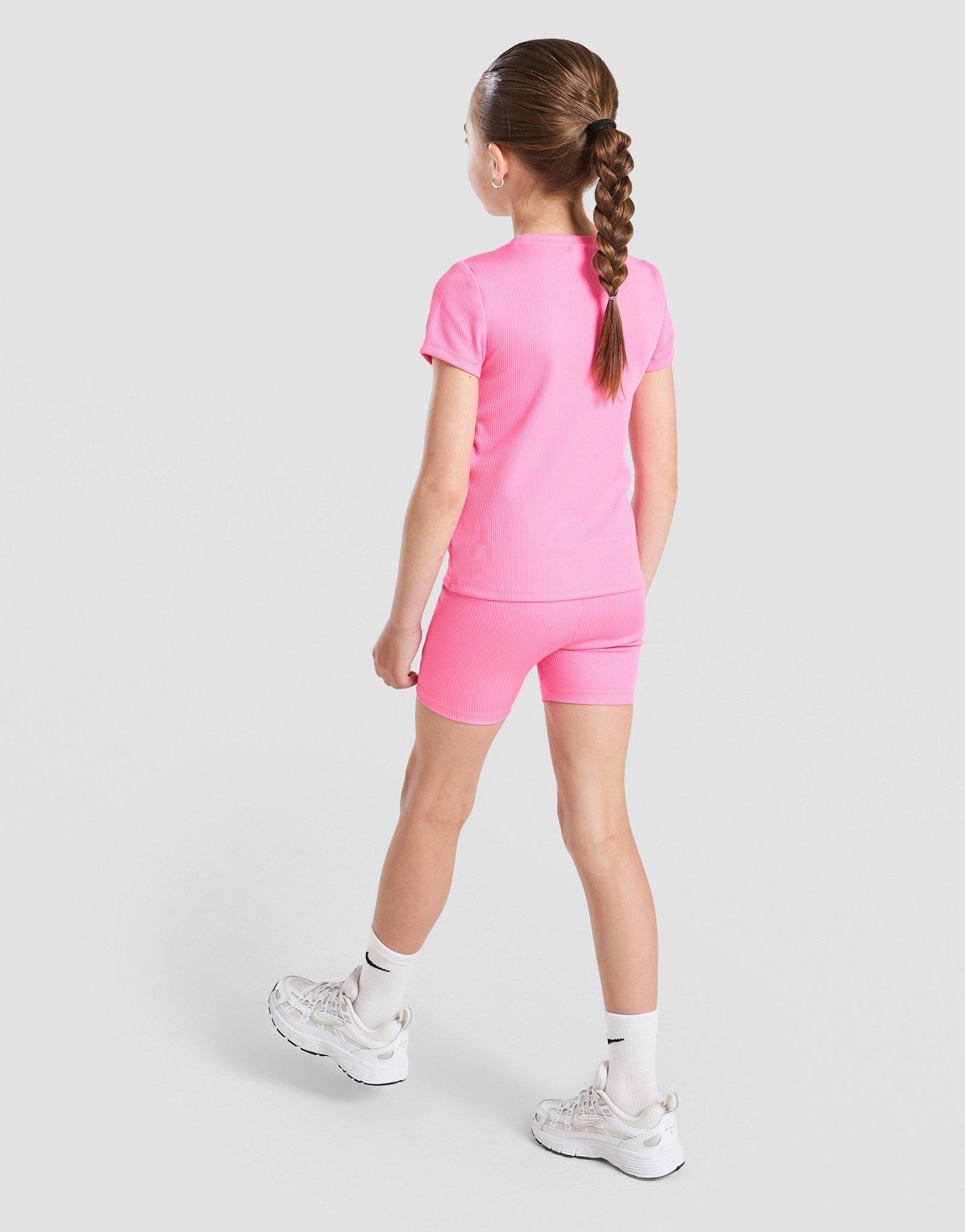 Girls' Ribbed T-Shirt/Shorts Set Children