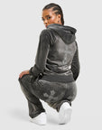 Cross Wash Velour Hoodie