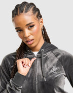 Cross Wash Velour Hoodie