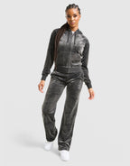 Cross Wash Velour Hoodie
