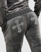 Cross Wash Velour Track Pants