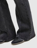 Cross Lace Up Denim Jeans