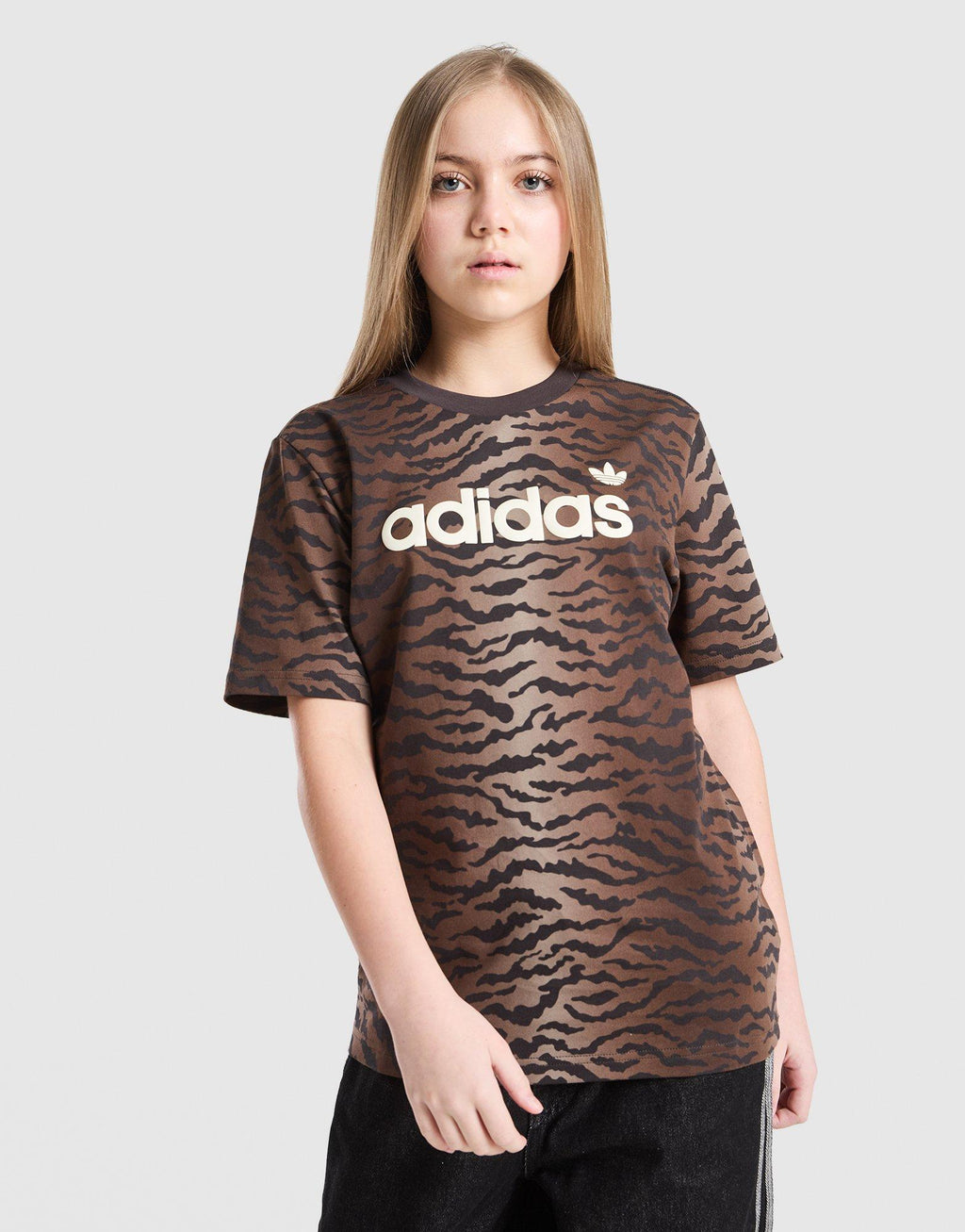 Girls' Tiger Print T-Shirt Junior