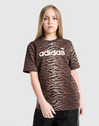Girls' Tiger Print T-Shirt Junior