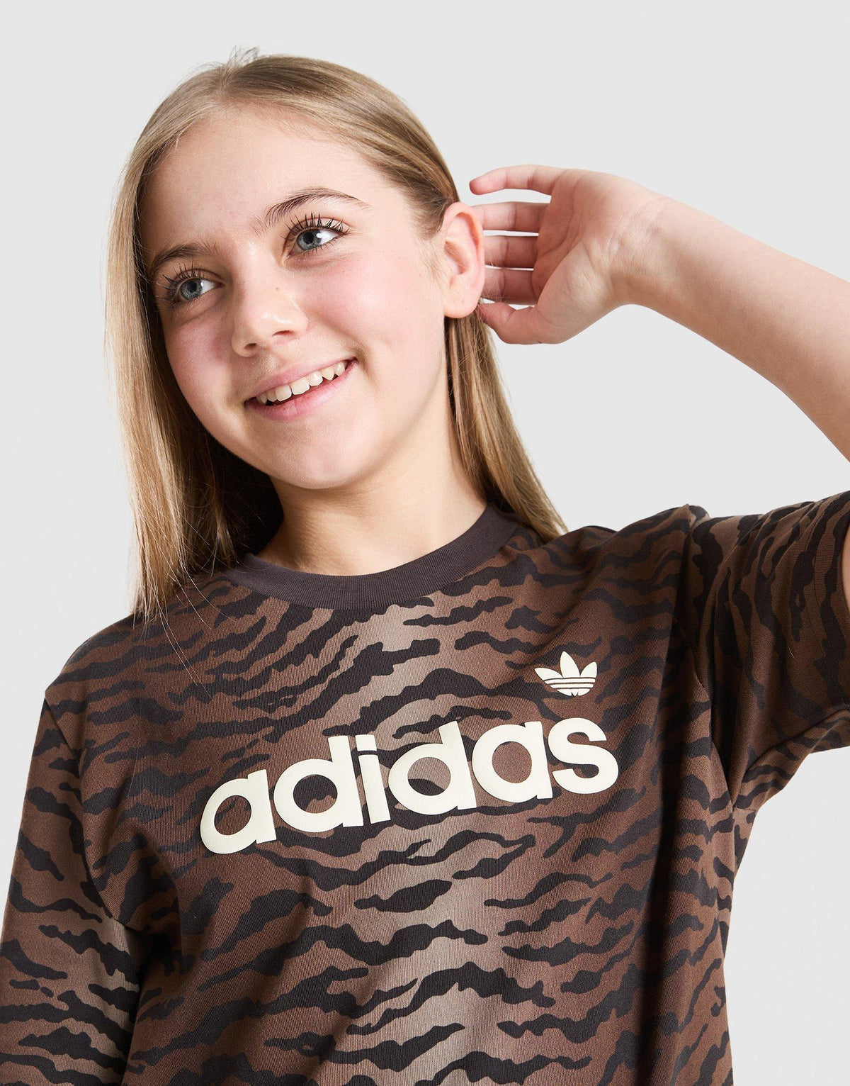 Girls' Tiger Print T-Shirt Junior
