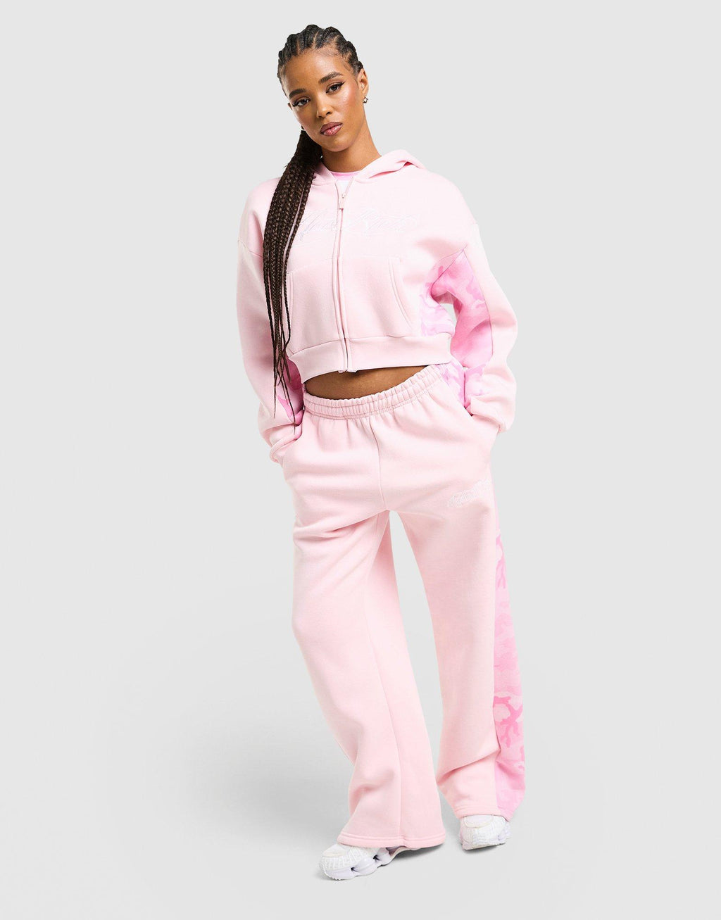 Field Camo Wide Leg Joggers