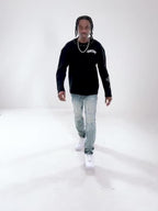 Omar Slim Ripped Jeans
