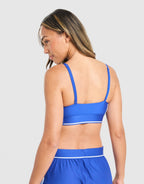 Waistband Piping Sports Bra