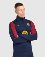 Men's Dri-FIT Football Knit Drill Top F.C. Barcelona Strike
