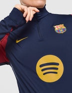 Men's Dri-FIT Football Knit Drill Top F.C. Barcelona Strike