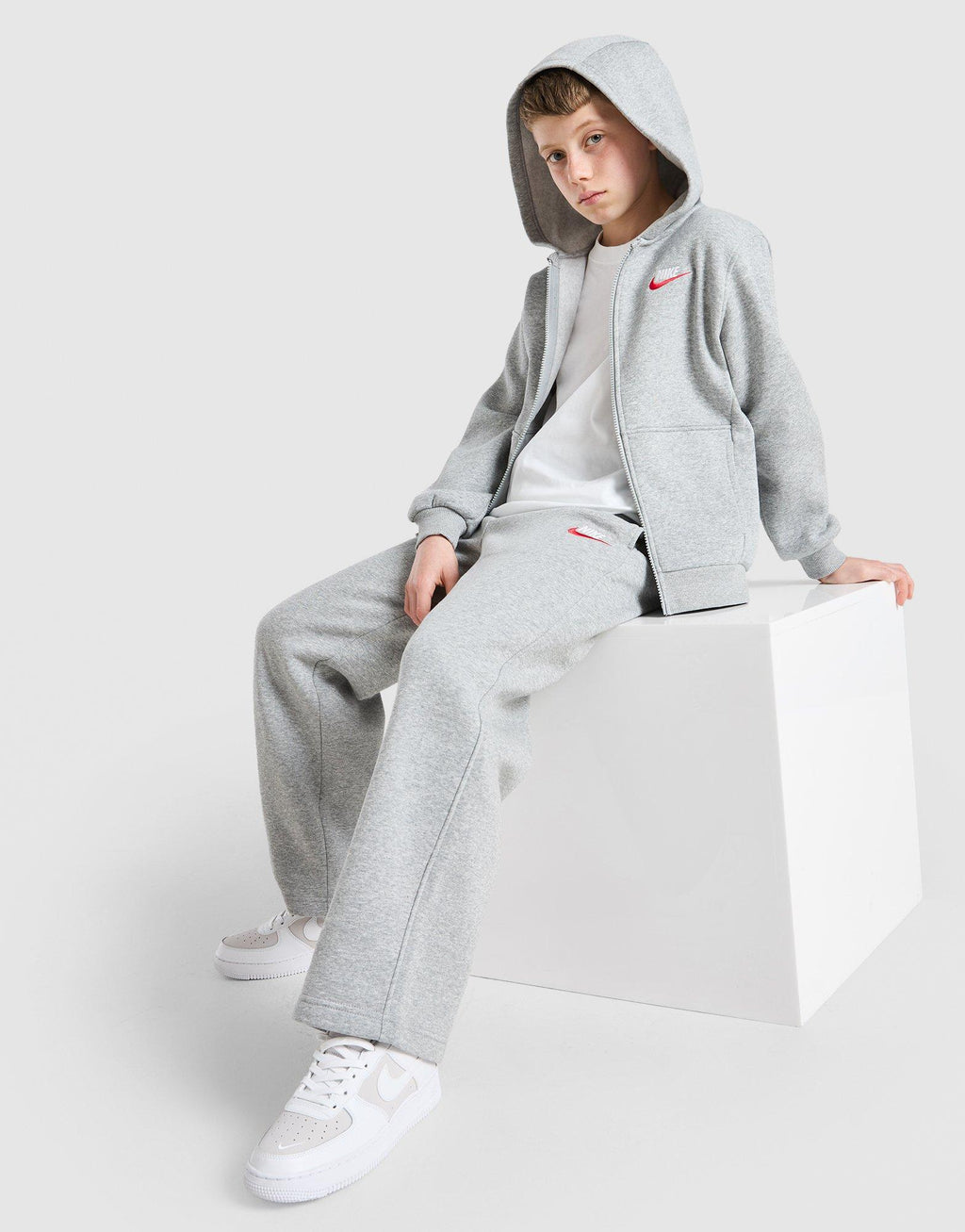 Club Fleece Open Hem Joggers Junior