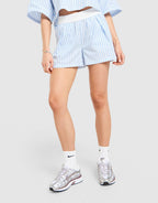 Chill Poplin Stripe Shorts