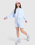 Girls' Dual Tone Crew Sweatshirt Junior