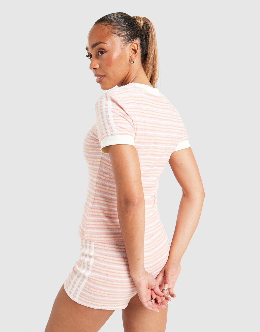Towel Stripe Slim T-Shirt