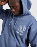 Embroidered Oversized Hoodie
