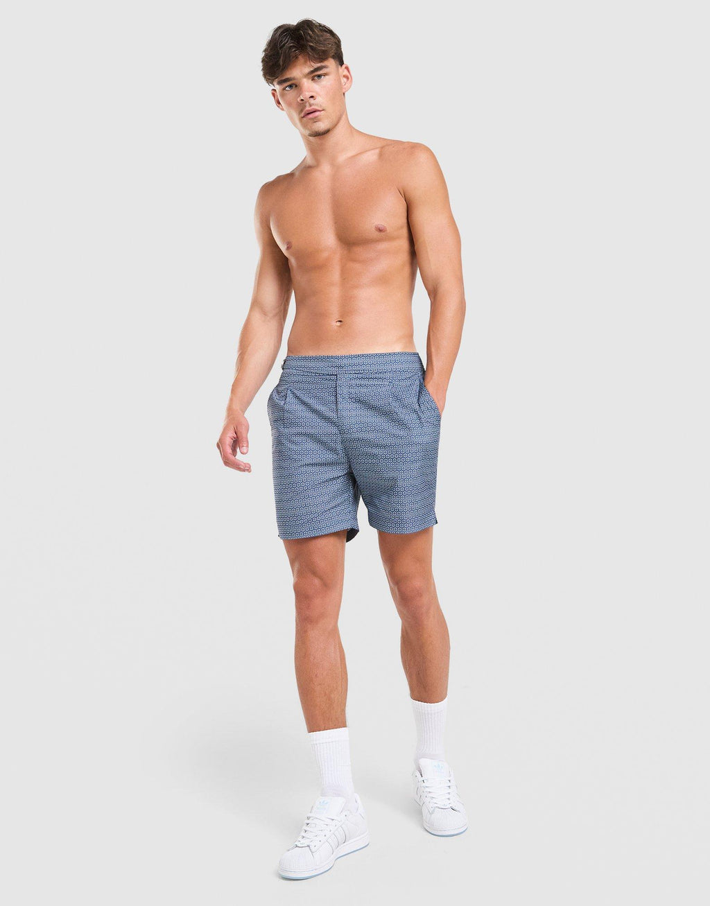 Patterned Swim Shorts