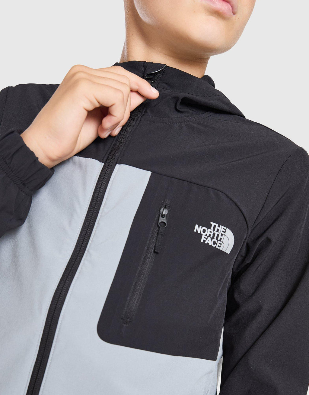 Never Stop Woven Full Zip Jacket Junior