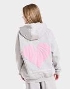 Girls' Heart Overhead Hoodie Junior