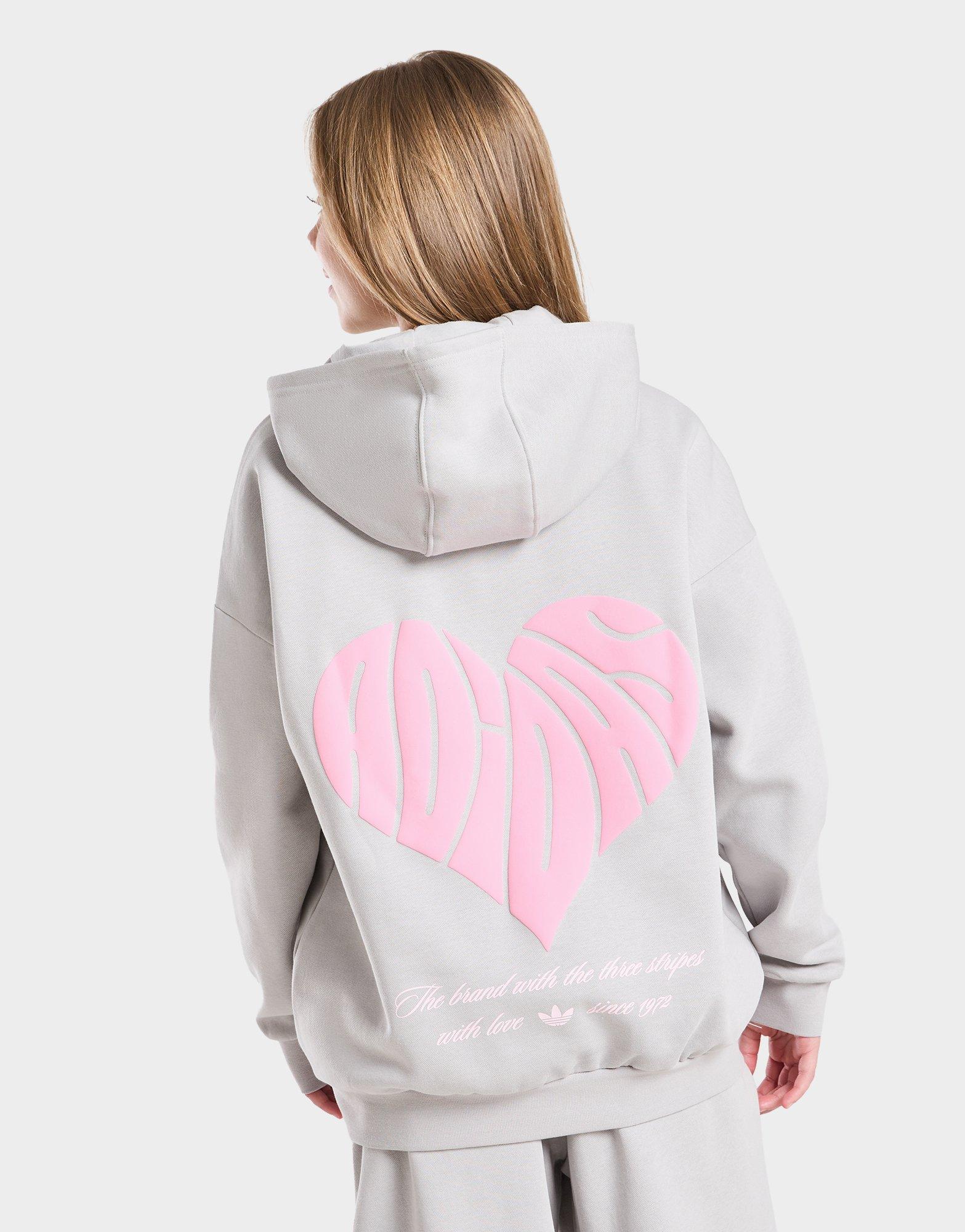 Girls' Heart Overhead Hoodie Junior