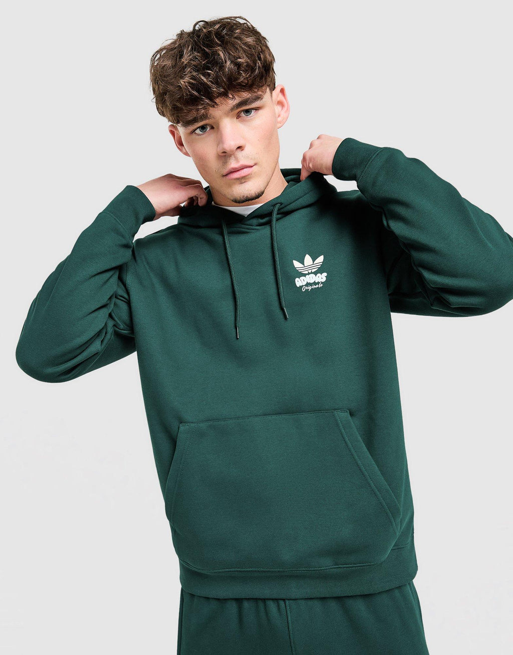 Trefoil Bubble Oversized Hoodie