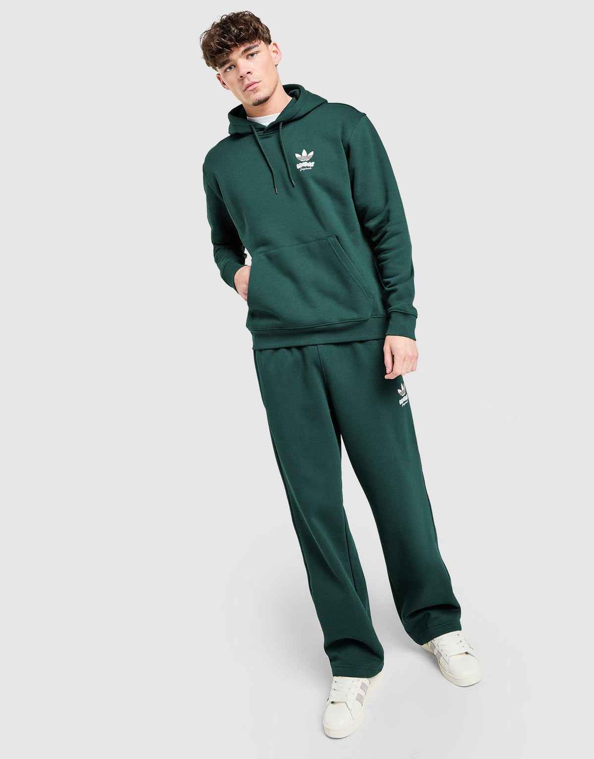 Trefoil Bubble Oversized Hoodie