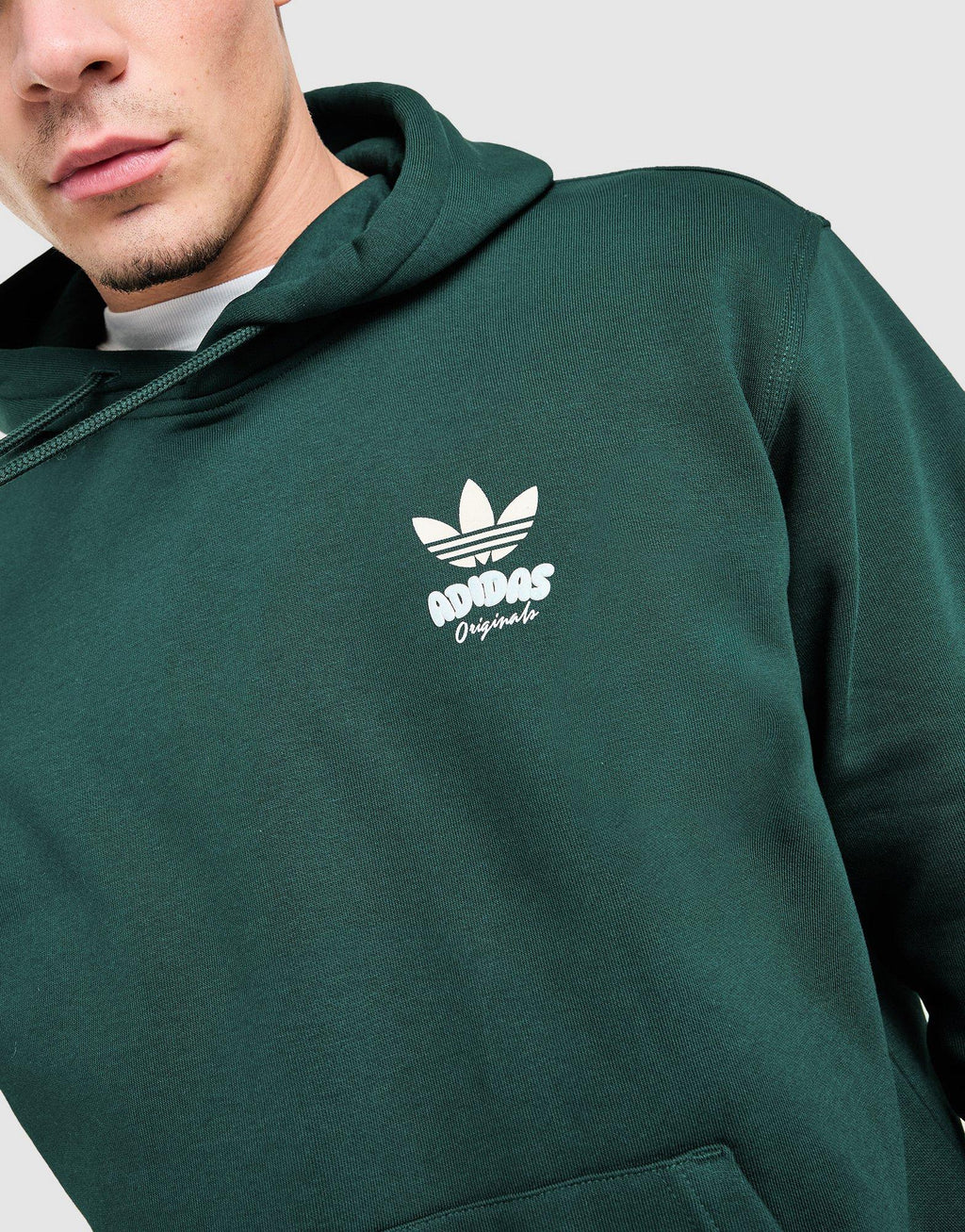 Trefoil Bubble Oversized Hoodie