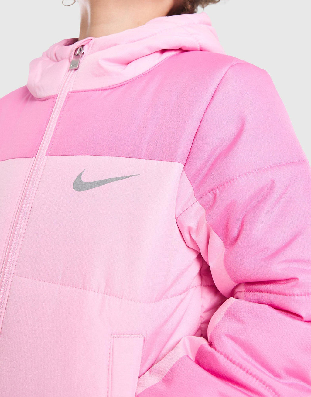 Girls' Colour Block Baffle Jacket Children