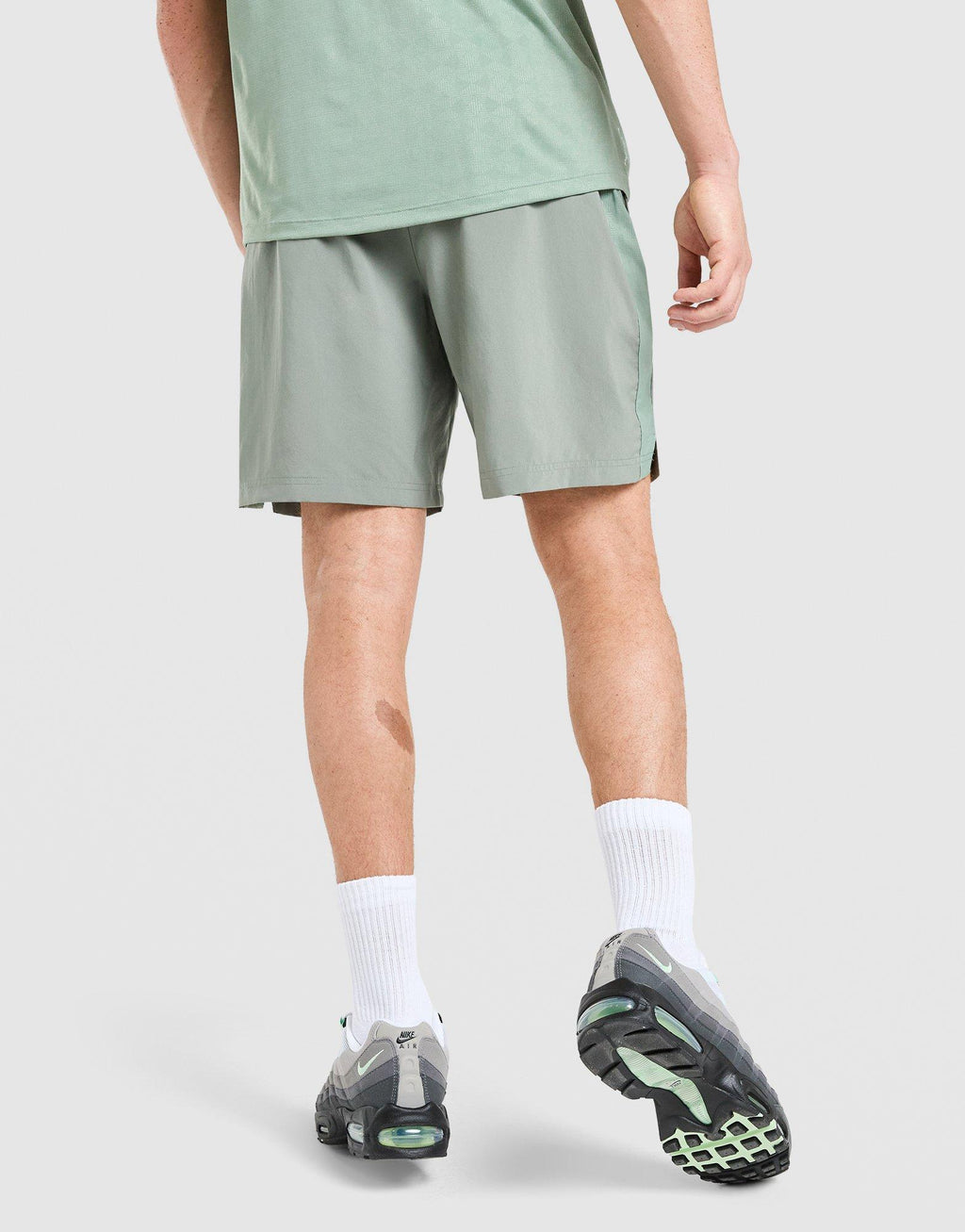 Embossed Panel Shorts
