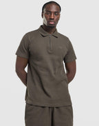 Waffle Polo Shirt