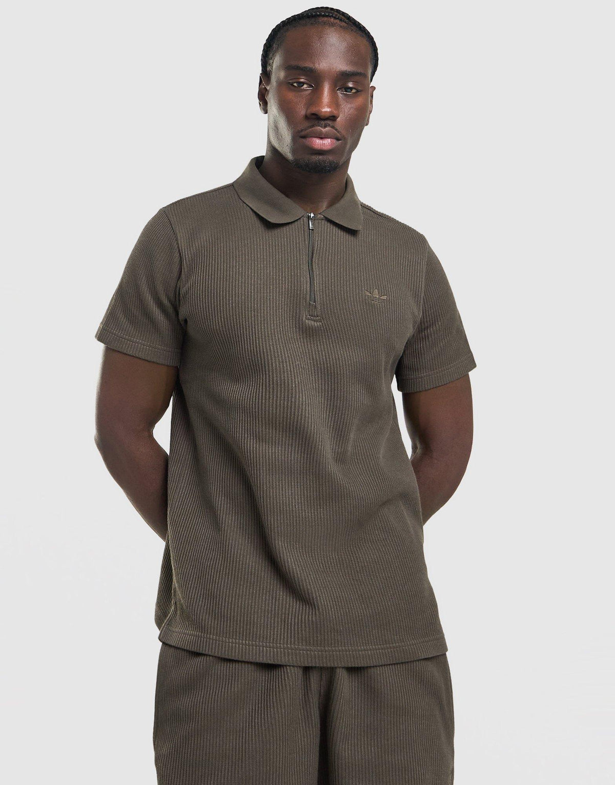 Waffle Polo Shirt