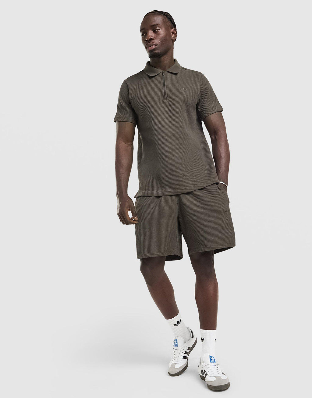 Waffle Polo Shirt