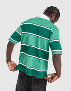 Striped Rugby Polo Shirt