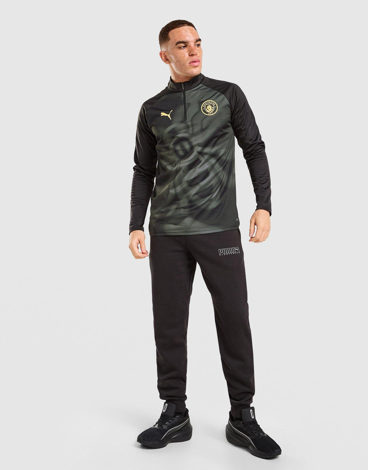 Manchester City FC Warm Up 1/4 Zip Top