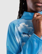 Manchester City FC Warm Up 1/4 Zip Top Junior