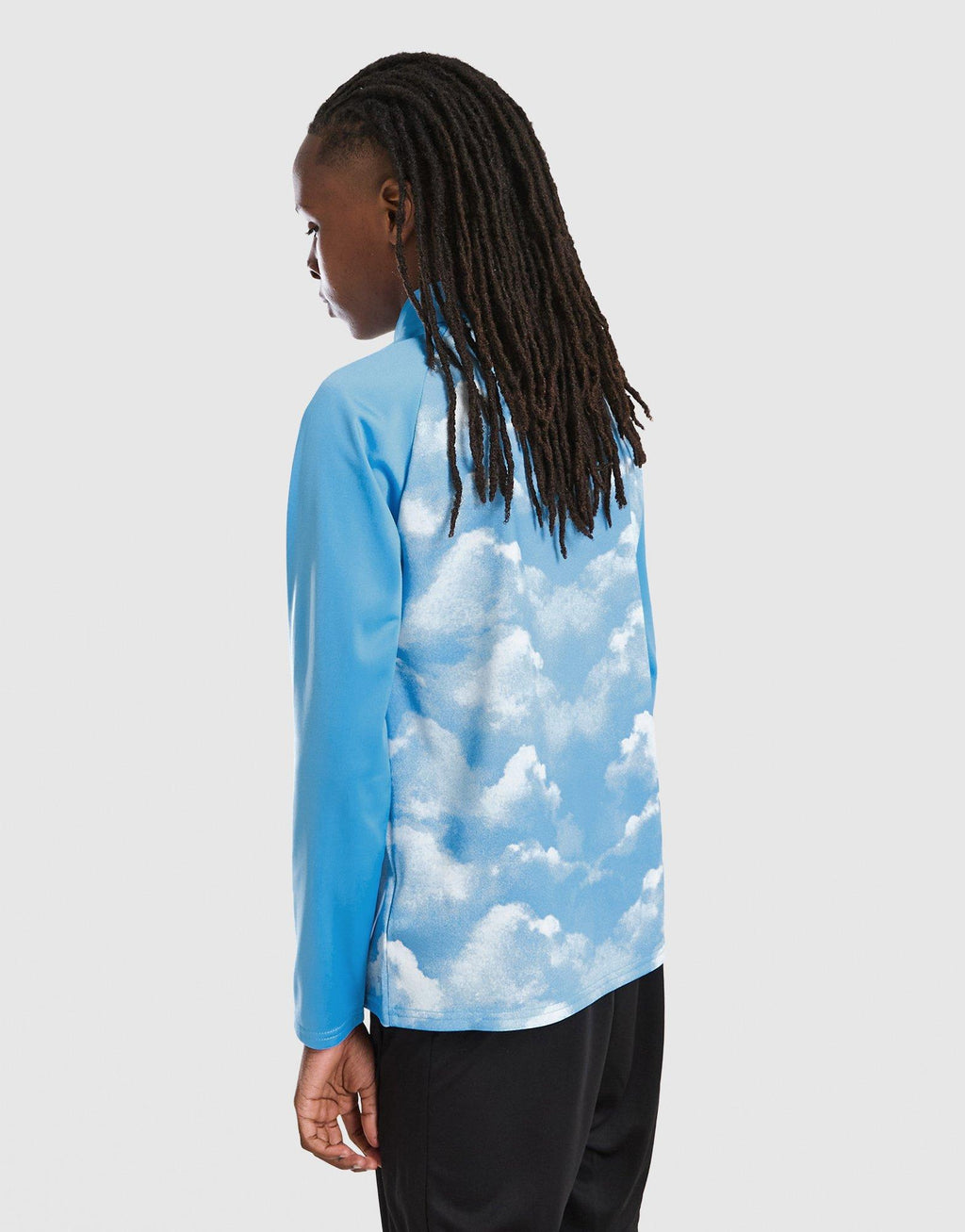 Manchester City FC Warm Up 1/4 Zip Top Junior