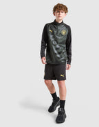 Manchester City FC Warm Up 1/4 Zip Top Junior