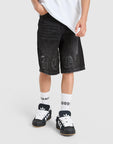 Gradient Denim Jorts Junior