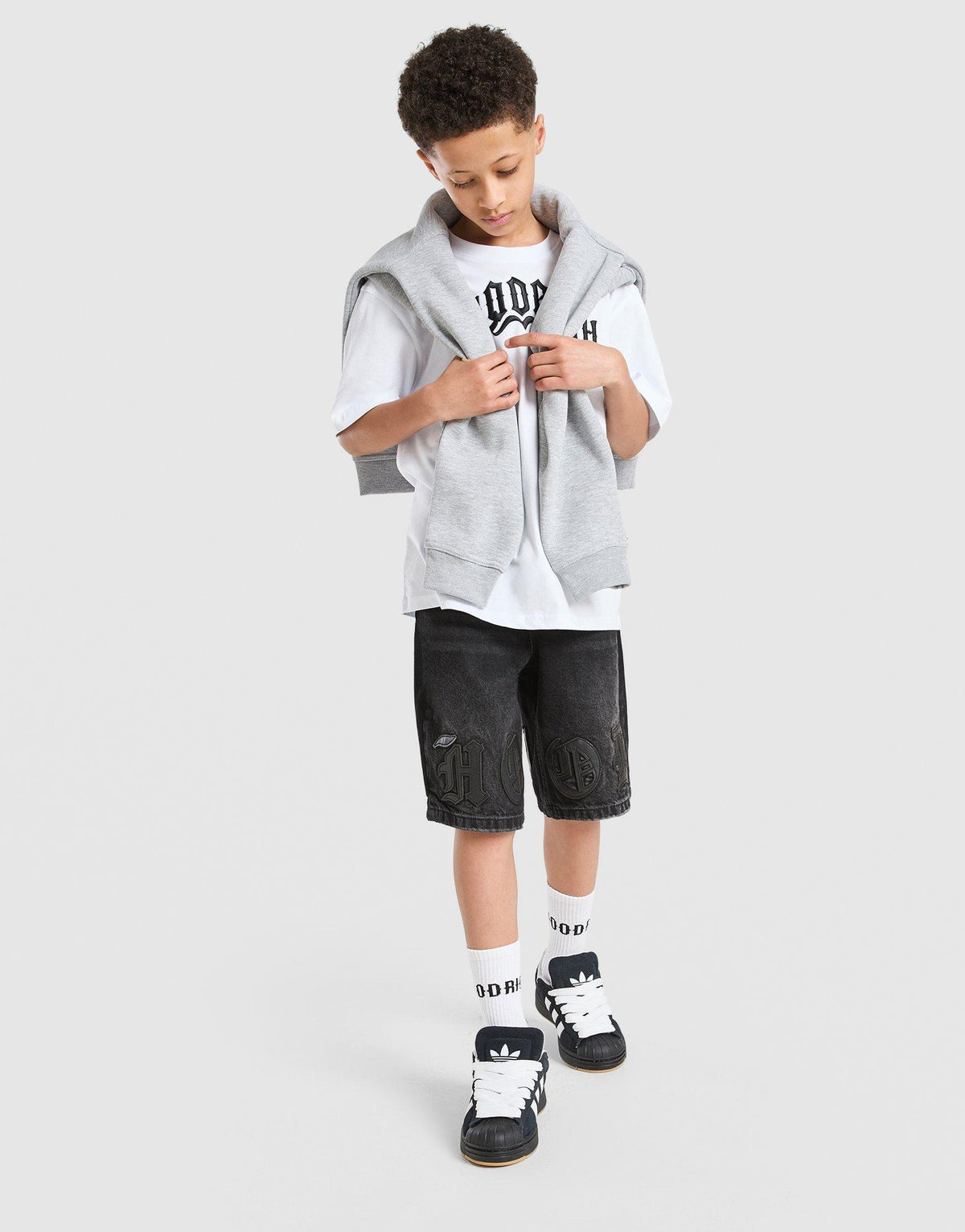 Gradient Denim Jorts Junior